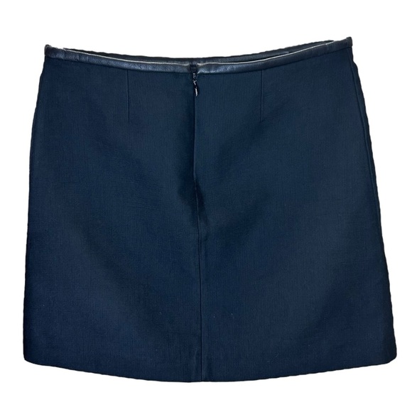 Maje - A-Line Mini Skirt, Lamb Leather Pockets - Size XS US (Size 34 FR), Black - Picture 10 of 16